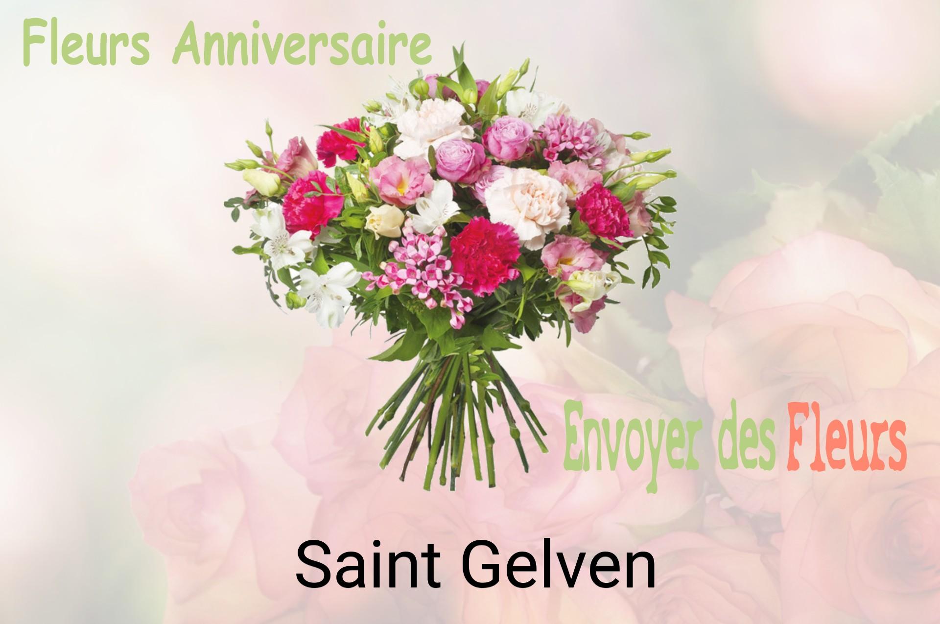 Bouquet de fleurs d’anniversaire livré à Saint-Gelven